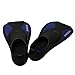 ANGGO Snorkel Fins, Short Diving Swim Fins/Swimming Flippers Lightweight for Adult Kids Men Womens (Blue, Medium)