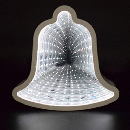 Bescita Creative LED Mirror Space-time Tunnel Lamp Holiday Home Decoration Night Light (B)