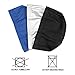 ewinever 3pcs Lycra Swimming Cap/Swim Cap/Swimming hat with PU Coat for Adult Men Women