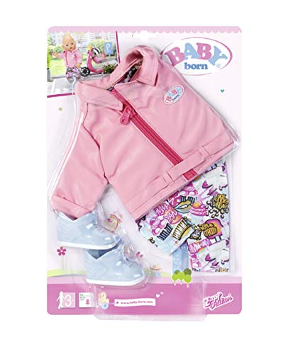 BABY born 825259 City Deluxe Scooter Combo Puppenkleidung 43 cm, 4-teiliges Set – Bild 8