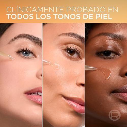 L'Oréal Paris Sérum Facial 12% Pura Vitamina C , Piel más luminosa y poros menos visibles, Reduce las arrugas, la despigmentación y los poros, Revitalift Clinical, 30 ml