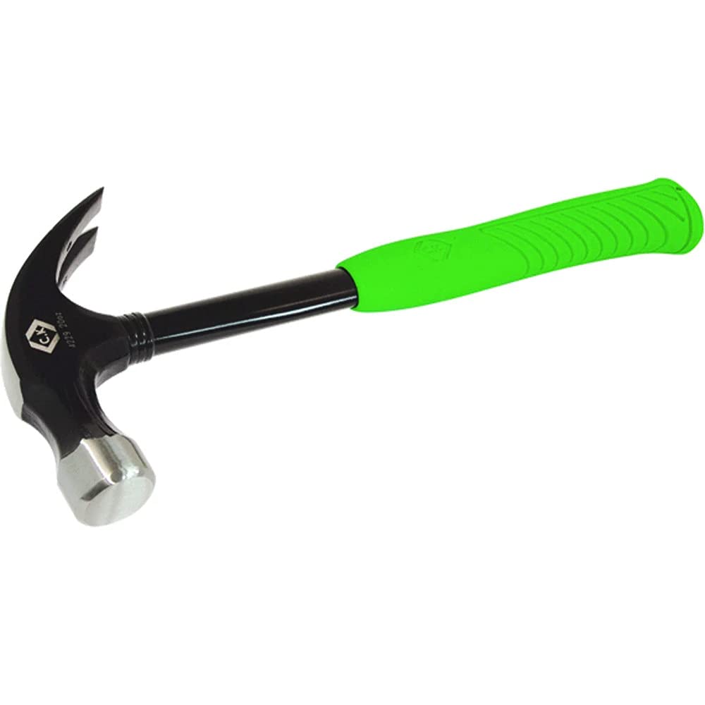 C.K 4229 Steel Claw Hammer High Visibility 20 Oz, Green
