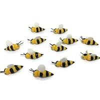 Mr_air_thai_Miniature Lot of 12 Miniature Bee Fairy Garden Supplies Animal Figurine Furniture Dollhouse GD#005