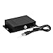 TV Splitter, StarTV TV Antenna Booster Signal Amplifier 1 in 4 out Ports 10.5db Gain Cable satellite TV Splitter for Outdoor Indoor Antenna Black