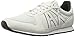 A|X Armani Exchange Men's Retro Running Fashion Sneaker, White, 12 M US