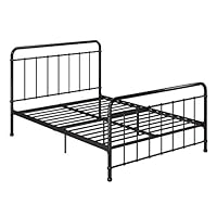Max & Finn Metal Bed, Full, Black