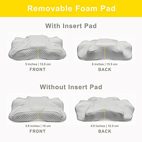 EnduriMed Memory Foam CPAP Pillow for Side Sleepers w/ Pillow Case