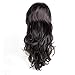 Ty.Hermenlisa 28″ 195g Long Wavy Layered 3/4 Head Wig One Piece Clip in Synthetic Hair Extensions for Thick Volume Body Wave Women Weft Hairpiece Accessory Dark Brownthumb 2