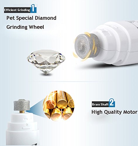 Electric Pet Nail Grinding Machine Auto Cat Dog Nail Grooming File Professional Paws Grinder Clipper Trimmer Pet Nail Care Tool