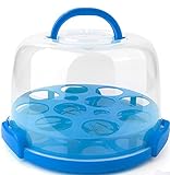 Kumica Cake Carrier with Handle. Double Side Tray
