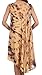 Sakkas 217 Tie Dye Butterfly Tank Sheath Caftan Mid Length Cotton Dress - Beige/One Size