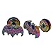 Stainless Steel Mens Womens Batman Pattern Stud Earrings Bonnie (Colorful Matte Surface)