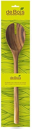 de Bois Teak Spatula 12 x 3 x 0.5 Inch l Organic Teak Cooking & Stirfried l Spatula l Non Toxic Wooden Kitchen Utensils l Gift For Who Loved To Cook (wooden, Deep Spoon)