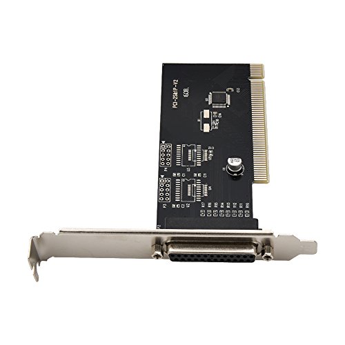 SHINESTAR PCI to DB25 LPT Parallel Port Expansion Card with Low Profile Bracket, PCI Parallel Port Converter Adapter Controller for Desktop PC Printer
