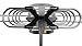 Outdoor Amplified Antenna，GET TV Antenna 150 Miles Range-360° Rotation Outdoor Digital HDTV Antenna-Wireless Remote