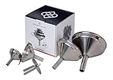 4 Pc. Stainless Steel Funnel Set