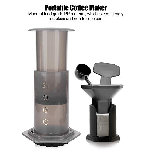 Macchina da caffè portatile, smerigliatrice di fagioli professionale ecologica Pressa trasparente Dimensioni compatte PP… - immagine 4