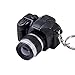 Lanhui Newly Cute Mini Toy Camera Charm Keychain With Flash Light&Sound Gift (Black)