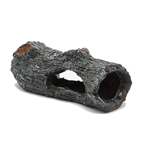 ChungGorGor Reptile Gecko Hide House - Reptile and Hide Amphibian Habitat Hideouts, Tree Hole Hide House for Snake, Ball Python, Adult Gecko