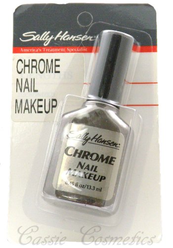 Sally Hansen Chrome Nail Makeup Black Pearl Chrome