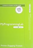MyLab Programming with Pearson eText--Access Code Card--for Java: An Introduction to Problem Solving and Programming by 
