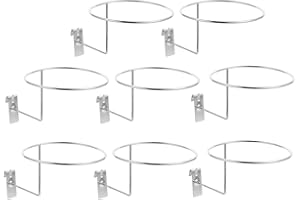 HOMSFOU 8Pcs Metal Cap Rack Hat Holder Stand for Pegboard Basketball Volleyball Soccer Ball Display Retail