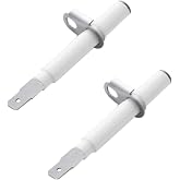 2 Pcs 00631633 Gas Range Burner Electrode Replacement(White) | Fits for Bosch oven igniter replacement Parts,Replaces AP5950372 4162041 PS10057850