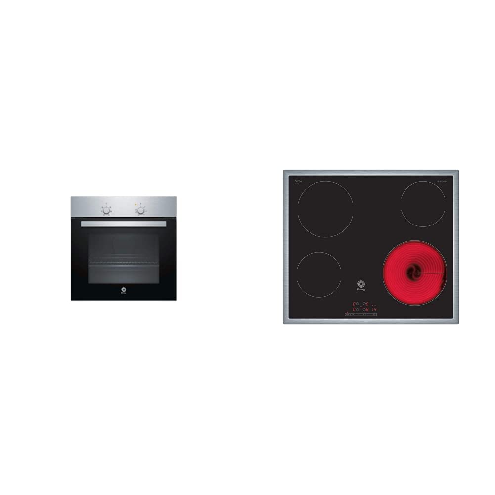 Balay-3Hb1000X0-Horno-Multifuncion-5-Funciones-Indicador-Luminoso-71-L-60-Cm-Inox-Basico-NegroAcero-Inoxidable