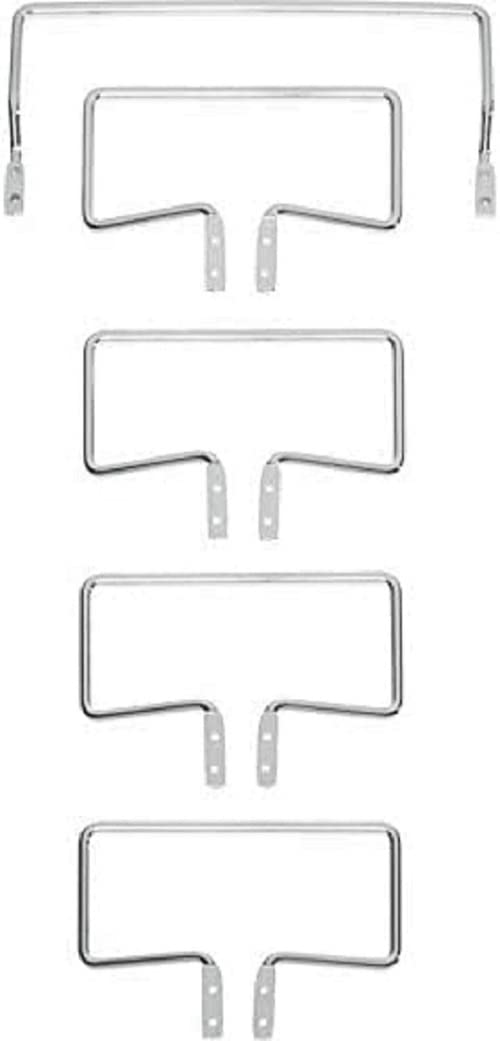 TEMPUR Set of 5 C 3000 Mattress Holders for Freestanding System Frame Chrome