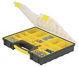 Heavy Duty 20 Bin Portable Parts (Nuts, Bolts, etc.) Storage Organizer Case with Built-in Carrying Handle