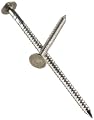 Simpson Strong Tie S1010ARN5 10D Roofing Tile and Slating Nails 3-Inch and 10-Gauge Ring Shank, Stainless Steel, 5-Pound, 390-Piece