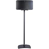 SANUS Wireless Speaker Stand for Sonos Five and Sonos Play:5 - Audio Enhancing Design for Vertical 
Horizontal Audio with Bu