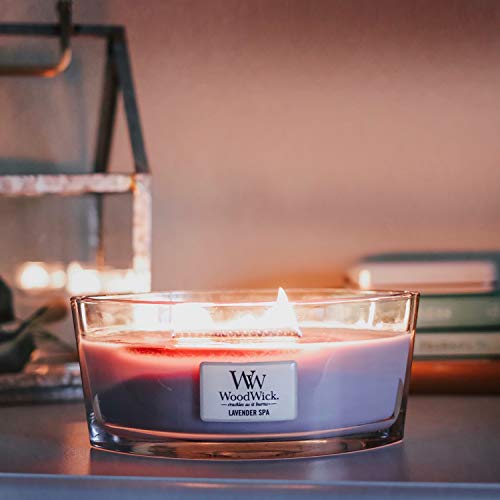 Woodwick Ellipse Scented Candle, Lavender Spa, 16oz Up to 50 Hours Burn Time Pricepulse