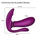 G-Spot Wearable Vibrator Butterfly Waterproof Vibrators Clitoris Masturbation Dildo Adult Sex Toys Invisible Wand USB Rechargeable Vagina Stimulator Massager for Women Couples (Purple)