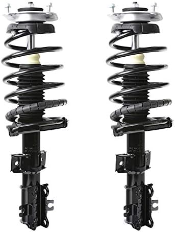 Ai CAR FUN 1 Pair 11861 11862 Front Strut Shocks Absorber Complete Shock Struts and Coil Springs for 2001-2009 Volvo S60, 1999-2006 Volvo S80, 2001-2007 Volvo V70 AWD FWD