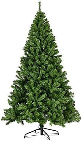 5FT/1.5M Artificial Christmas Tree Xmas Realistic Green Natural Branches with Solid Metal Legs