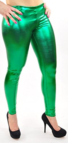 shiny green tights