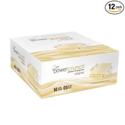Power Crunch Protein Bar, French Vanilla Creme, 12 ct (2 Packs) French Vanilla