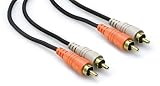 Hosa CRA-203AU Dual RCA to Same Stereo Interconnect, 9.8 feet