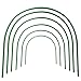 TRIEtree Greenhouse Support Hoops, 6Pcs 4ft Long Steel Plastic Coated Hoops Protection Net Hoops Support Hoops Bracket Greenhouse