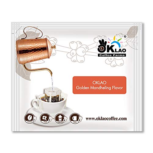 OKLAO Golden Mandheling Flavor Kaffee Drip Coffee Bag 20 Stk. in Geschenkverpackung (20) – Bild 4