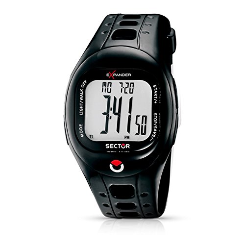 Sector Expander Step Counter Digital Display Black