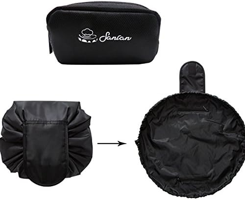 Set of 2 Lazy Fashion Large Capacity Cosmetic Drawstring Makeup Toiletry Bag Multifunction Storage Portable Quick Pack for Travel Cosmetic Pouch Women Jewelry Bathroom Storage