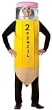Rasta Imposta Pencil Adult, Yellow, One Size