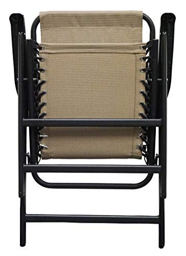 Caravan Sports Suspension Folding Chair, Beige (Certified Refurbished) - Thumbnail 2