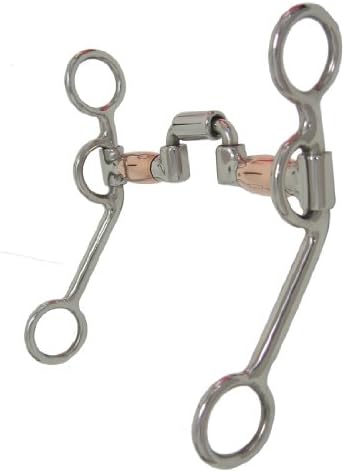 AJ TackArgentine Hinged Port Correction Bit with Copper Rollers