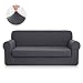 CHUN YI Stretch Sofa Slipcovers 2-Piece Couch Cover Furniture Protector Arm Chair Loveseat Coat Soft High Elastic Material, Checks Spandex Rhombus Fabric(Medium,Gray)