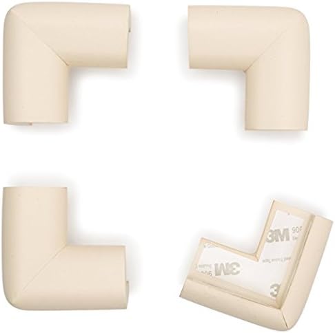 Balpha Baby Corner Guard Foam Soft Table Corner Protector NBR L shaped 8 pack (White)