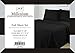 Millenium Linen Full Size Bed Sheet Set - Black - 1600 Series 4 Piece - Deep Pocket - Cool and Wrinkle Fre e - 1 Fitted, 1 Flat, 2 Pillow Cases