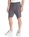 Hanes Mens Jersey Cotton With Pocket Workout-and-training-shorts, Charcoal Heather, Small US